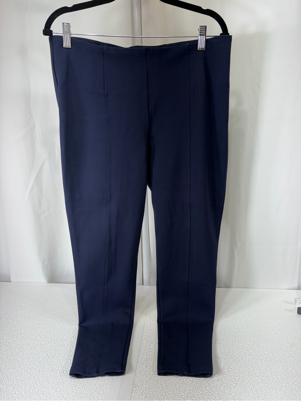 Peter Nygard Navy Straight-Leg Ponte Pants 3352